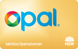 Senior/Pensioner Opal card